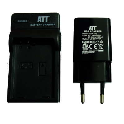 ATTitude DC-NIK-10 Charger for Nikon V1/D7000 Series/D500/D600 Series/D750/D800 Series