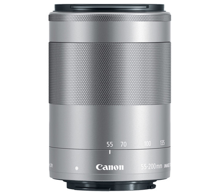 Canon EF-M 55-200mm f/4.5-6.3 IS STM Silver