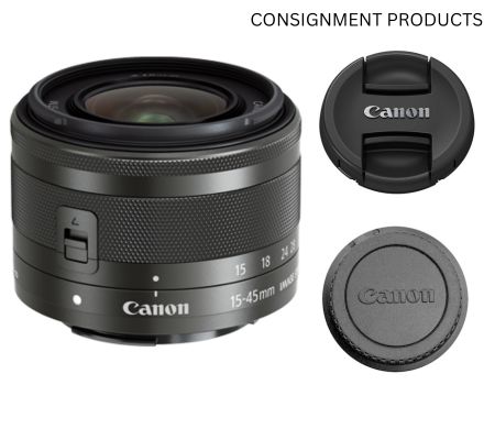 ::: USED ::: CANON EF-M 15-45MM F/3.5-5.6 (VG TO E - 936) - CONSIGNMENT