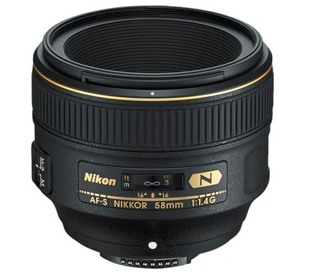Nikon AF-S 58mm f/1.4G N