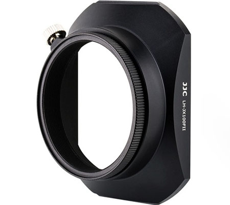 3rd Brand Lens Hood and Ring Filter Adapter for Fujifilm Black