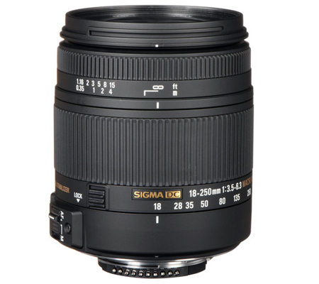 Sigma for Nikon 18-250mm f/3.5-6.3 DC Macro OS HSM.