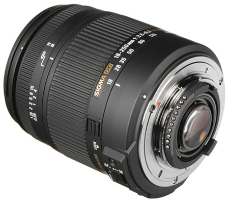 Sigma 18-250mm f/3.5-6.3 DC Macro OS HSM for Nikon F Mount APSC.