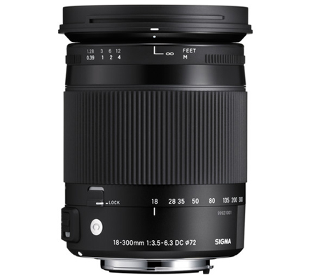 Sigma 18-300mm f/3.5-6.3 DC Macro OS HSM Contemporary for Nikon F Mount APSC
