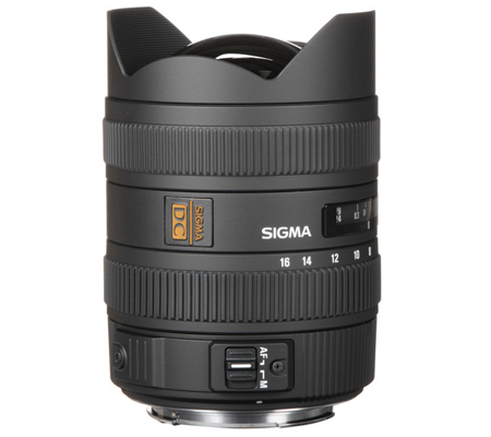 Sigma 8-16mm f/4.5-5.6 DC HSM for Canon EF Mount APSC.