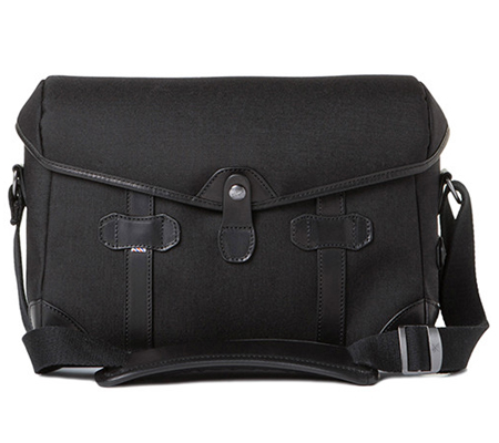 Barber Shop BBS-PB-3 Small Messenger Pageboy Camera Bag Black Cordura & Leather)