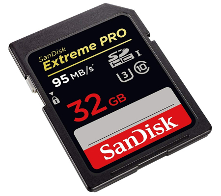 SanDisk SDHC Extreme Pro UHS-I 32GB (95MB/s Read and Write)