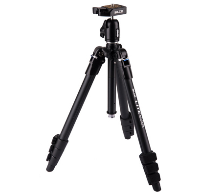 Slik Lite AL-420S Tripod with LED Center Column Flashlight