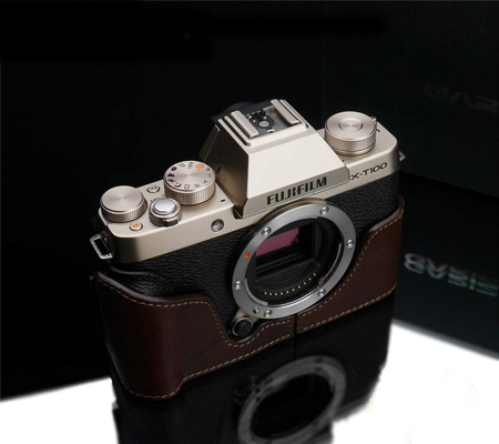 Gariz XS-CHXT100BR Half Case for Fuji X-T100 Brown