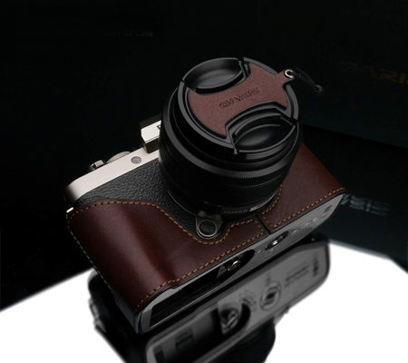 Gariz XS-CHXT100BR Half Case for Fuji X-T100 Brown
