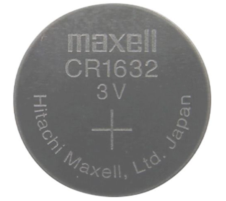 Maxell MCR1632 Lithium Coin Cell Battery - 3V 130mAh (Replaces CR1632,  DL1632, ECR1632) for Watches, Key Fobs, Calculators