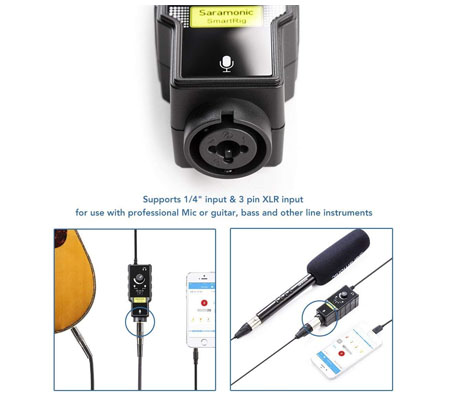 Saramonic SmartRig II Profession Audio Adaptor XLR Microphone