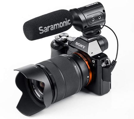Saramonic SR-M3 Mini Directional Condenser Microphone For Camera & Camcorder