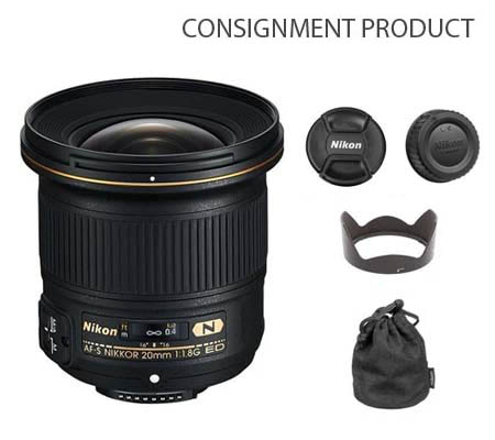 :::USED::: Nikon AF-S 20mm f/1.8G ED (Mint-792) Consignment