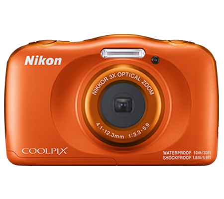 Nikon Coolpix W150 Waterproof Digital Camera Orange