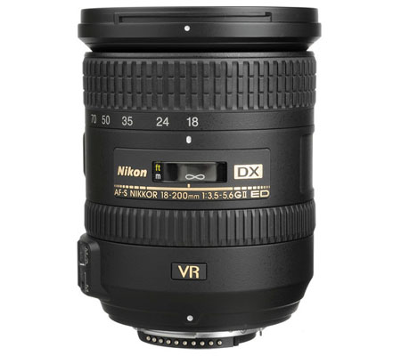Nikon AF-S 18-200mm f/3.5-5.6G DX VR II ED.