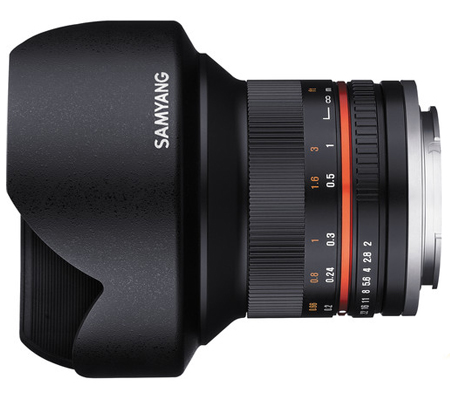 Samyang 12mm f/2 NCS CS for Fujifilm X Mount APSC Black