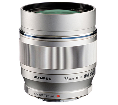 Olympus M.Zuiko Digital ED 75mm f/1.8 Silver