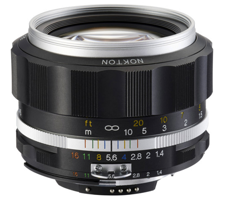 Voigtlander for Nikon Nokton 58mm f/1.4 SL II S Lens Silver