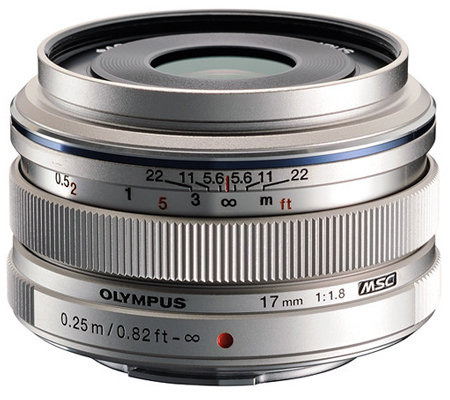 Olympus M.Zuiko Digital 17mm f/1.8 Silver