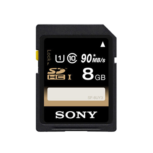 Sony SF-UY SDHC 8GB Up To 90MB/s C10, U1, UHS-I
