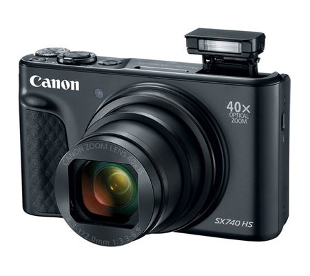 Canon PowerShot SX740 HS Digital Camera (Black)