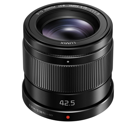 Panasonic Lumix G 42.5mm f/1.7 ASPH Power O.I.S Black