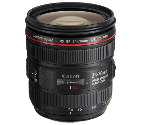 Canon EF 24-70mm f/4L IS USM.