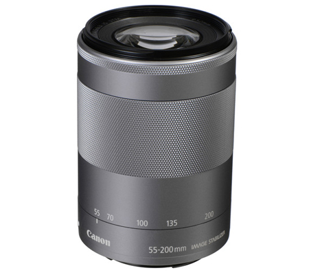 Canon EF-M 55-200mm f/4.5-6.3 IS STM Silver