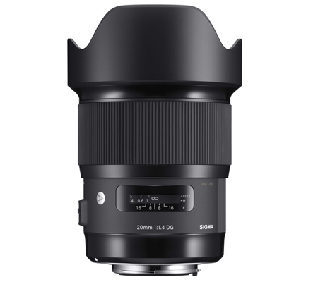Sigma 20mm f/1.4 DG HSM Art for Nikon F Mount Full Frame