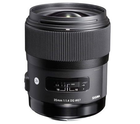 Sigma 35mm f/1.4 DG HSM Art for Canon EF Mount Full Frame.