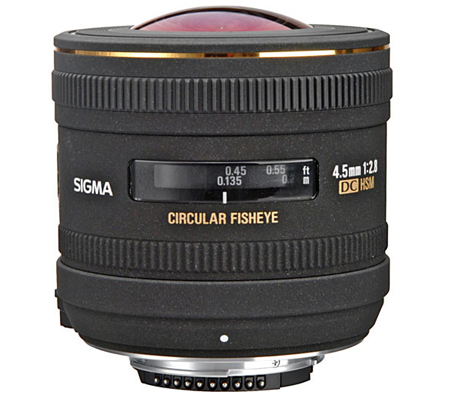 Sigma for Nikon 4.5mm f/2.8 EX DC Circular Fisheye HSM.