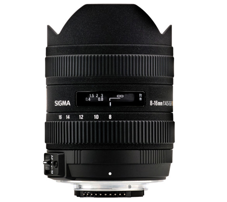 Sigma 8-16mm f/4.5-5.6 DC HSM for Nikon F Mount APSC.