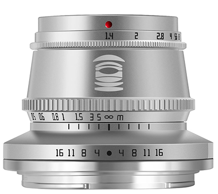 TTArtisan 35mm f/1.4 for Nikon Z Mount APSC SIlver