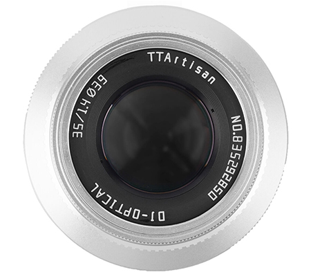 TTArtisan 35mm f/1.4 for Nikon Z Mount APSC SIlver
