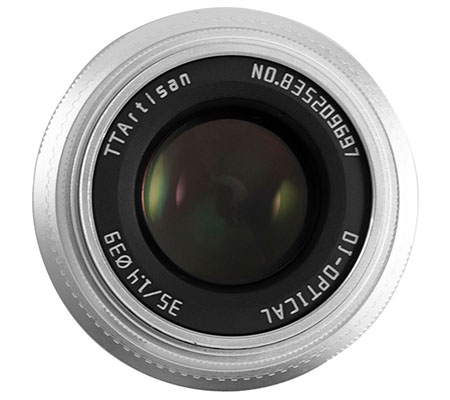 TTArtisan 35mm f/1.4 for Sony E Mount APSC Silver