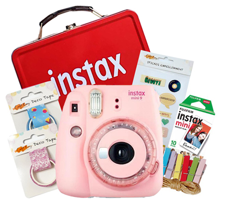 Fujifilm Instax Mini 9 Craft Kit Clear Pink