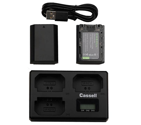 Casell Battery NP-FZ100 + Charger For Sony A7 III / A7R III / A7RIV / A9 / A9II