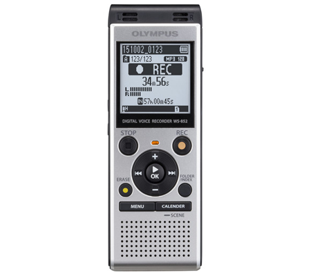 Olympus WS-852 Digital Voice Recorder Silver