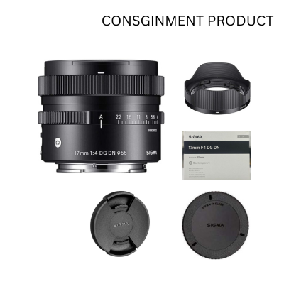 ::: USED ::: SIGMA 17MM F/4 DG DN FOR SONY FE MOUNT FULL FRAME (MINT-823) - CONSIGNMENT