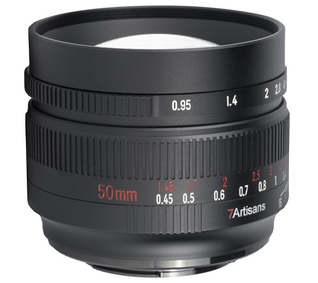 7Artisans 50mm f0.95 for Fujifilm X APSC Mount
