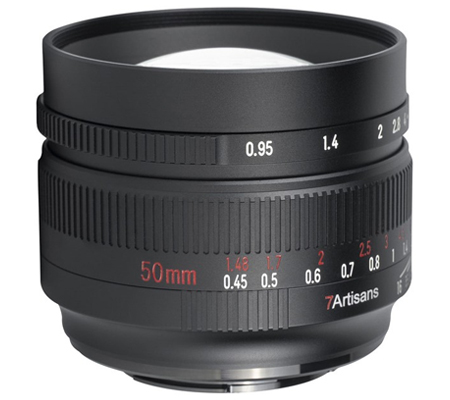 7Artisans 50mm f/0.95 for Sony E Mount APSC