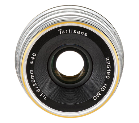 7Artisans 25mm f/1.8 for Micro Four Third Mount Silver