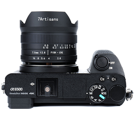 7Artisans 7.5mm f/2.8 Mark II Fisheye for Sony E Mount APSC
