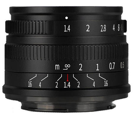 7Artisans 35mm f/1.4 for Canon EF-M Mount APS-C