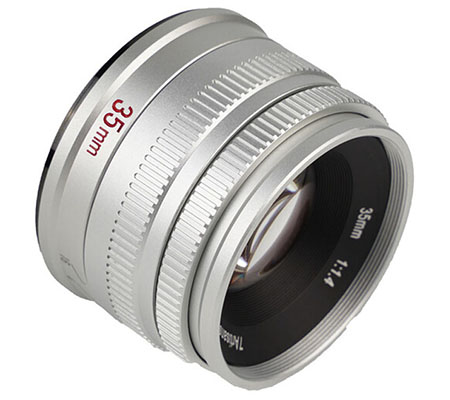 7Artisans 35mm f/1.4 for Fujifilm X Mount APS-C Silver