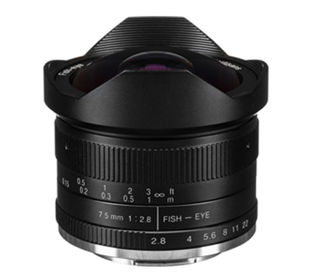7artisans 7.5mm f/2.8 Fisheye for Canon EF-M Mount Black