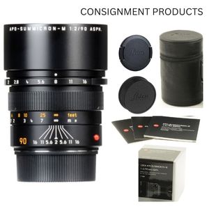 :::USED::: Leica 90mm f/2 APO Summicron-M ASPH Black (11884) (Exmint - 063) - CONSIGNMENT