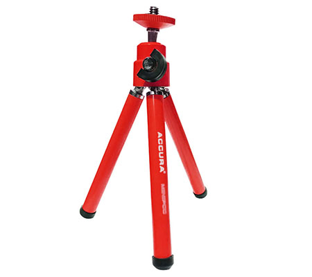 Accura Minipod Protable Mini Tripod Red