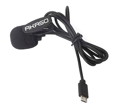 Akaso External Lavalier Microphone Micro USB for Brave Series